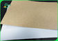 Gıda Tepsileri İçin 365gsm Beyaz Kaplamalı Kağıt Ağartılmamış Kraft Arka Malzeme