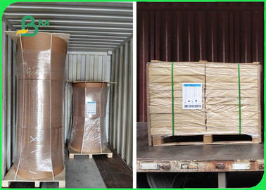 Virgin Bambu Hamuru Malzemesi Sarma Aperatif Yiyecek için Kraft Kağıt 40gsm 50gsm