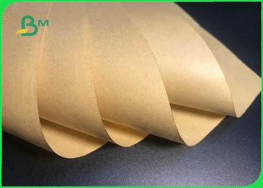 Virgin Bambu Hamuru Malzemesi Sarma Aperatif Yiyecek için Kraft Kağıt 40gsm 50gsm