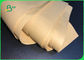 Gıda Paketleri İçin% 100 Güvenli Doğal Bambu Kraft Kağıt 40gsm 50gsm