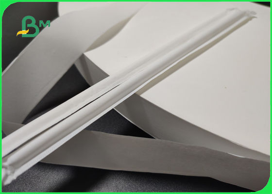 Biyodegradable FDA onaylı 32mm 44mm 24 26 28gsm Yiyecek samanı içme samanı için ambalaj kağıdı