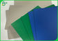 Dayanıklı 1.5mm 1.8mm Geri Dönüşümlü Yeşil Monteli Gri Kağıt Karton Levhalar 70 * 100cm