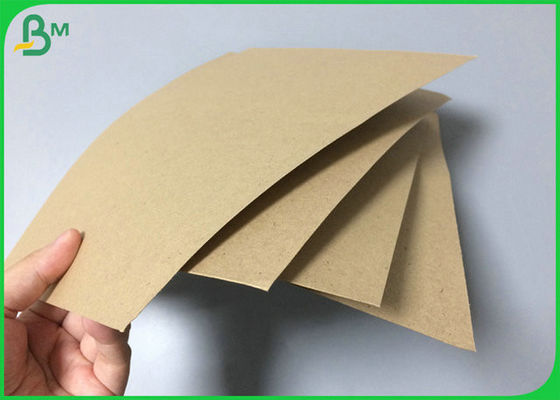 Kaplama yok 60g 80g Kahverengi Kraft Kağıt Notebook Kapağı için Çiğ Malzeme