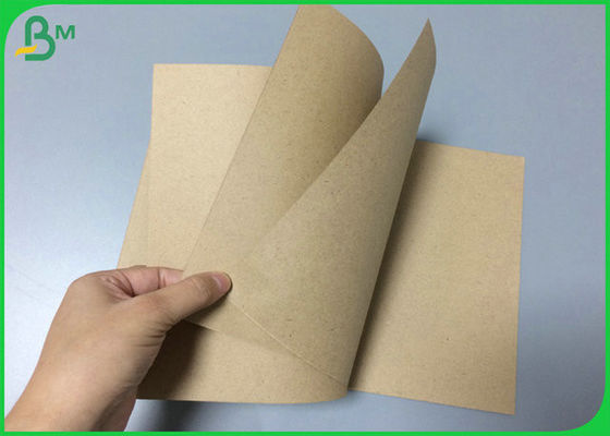 Kaplama yok 60g 80g Kahverengi Kraft Kağıt Notebook Kapağı için Çiğ Malzeme