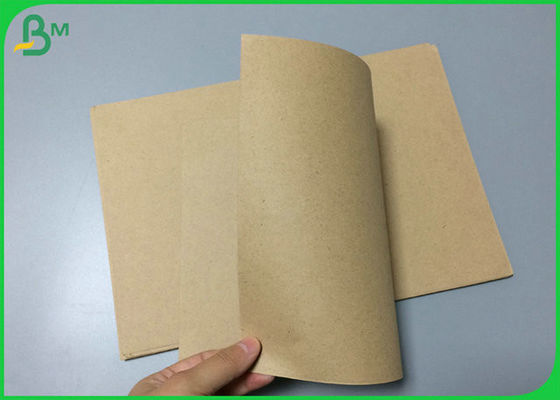 Kaplama yok 60g 80g Kahverengi Kraft Kağıt Notebook Kapağı için Çiğ Malzeme