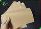 75gsm Doğal Kraft Gıda Kağıdı Gömlekleri Ambalaj Kağıdı Kahverengi Renk