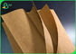 Çanta Yapımı İçin 0.55mm Kalınlık Kahverengi Yıkanabilir Kraft Kağıt Rulo