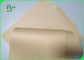 Bakire Odun Hamuru 60gsm Zarf İçin Gıda Sınıfı Kahverengi Kraft Kağıt
