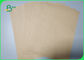 Bakire Odun Hamuru 60gsm Zarf İçin Gıda Sınıfı Kahverengi Kraft Kağıt