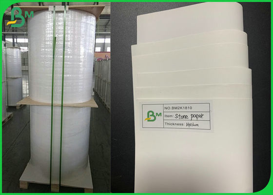 300g 450g Pürüzsüzlük Beyaz Taş Kağıt, Dergiler İçin Suya Dayanıklı / Geri Dönüştürülmüş