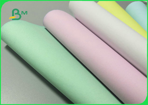 Makbuz Kitabı için Kendinden Kopyalama CB Beyaz CF Pembe Karbonsuz Kağıt 430 × 610mm 55gsm