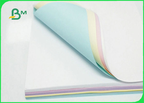 Makbuz Kitabı için Kendinden Kopyalama CB Beyaz CF Pembe Karbonsuz Kağıt 430 × 610mm 55gsm