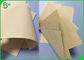 Kağıt Torba için Kaplamasız Tip 100gsm 120gsm Gıda Sınıfı Kahverengi Kraft Kağıt