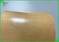 Tek Kullanımlık Suya Dayanıklı Gıda Kutusu Yapımı İçin PE Kaplamalı 300g Kahverengi Kraft Kağıt