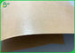 Tek Kullanımlık Suya Dayanıklı Gıda Kutusu Yapımı İçin PE Kaplamalı 300g Kahverengi Kraft Kağıt
