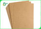 280 - 300 gsm Kahverengi Kraft Kağıt Klasörler için 56 x 100 cm İyi Sertlik