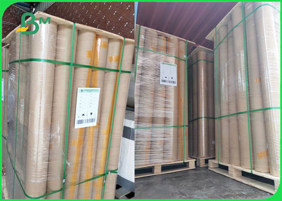 1.4m X 300m Kraft Ambalaj Kağıdı 80gsm Paket Kağıdı Kahverengi Renkli Rulolar