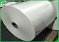 Tek kullanımlık kağıt bardak için 210g Beyaz Yazdırılabilir 650mm Cupstock Kağıdı