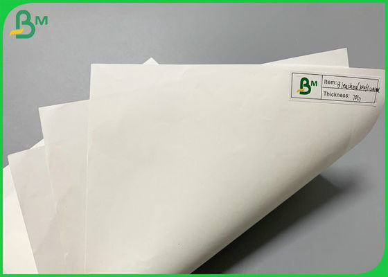 Hediye Paketleme için 700 x 1000mm Pürüzsüzlük Beyaz Kraft Kağıt 180g 250g
