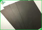 ScrapBooking için Pürüzsüz 12 x 12'' Levha 300gsm Kalın Siyah Kart Stoğu