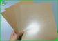 Tek taraflı PE Lamine 80gsm ila 300gsm Geri Dönüşümlü Kahverengi Kraft Kağıt ruloları