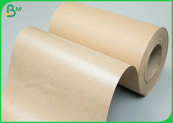 Alışveriş Çantası için 480mm x 210m 50gsm 60gsm Kahverengi Kraft Kağıt