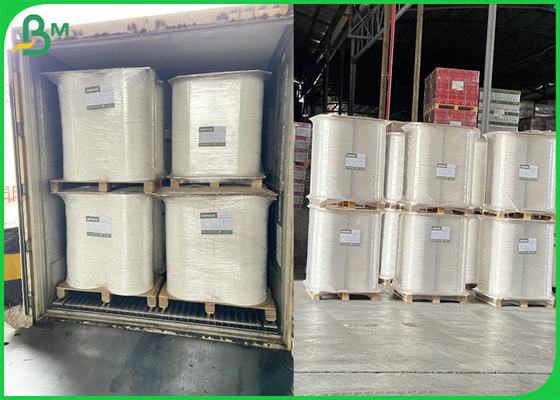 Beyaz Hasır Ambalaj Kağıdı 24g 28g 38mm / 53mm Odun Hamuru Malzemesi