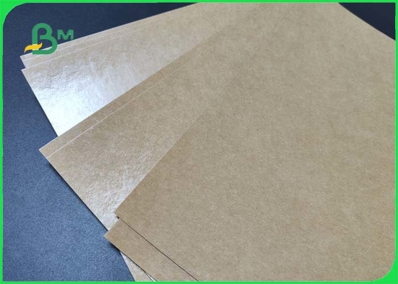 270gsm + 15g PE Kaplı Kahverengi Kraft Kağıt, Gıda Tepsisi İçin 950mm Suya Dayanıklı