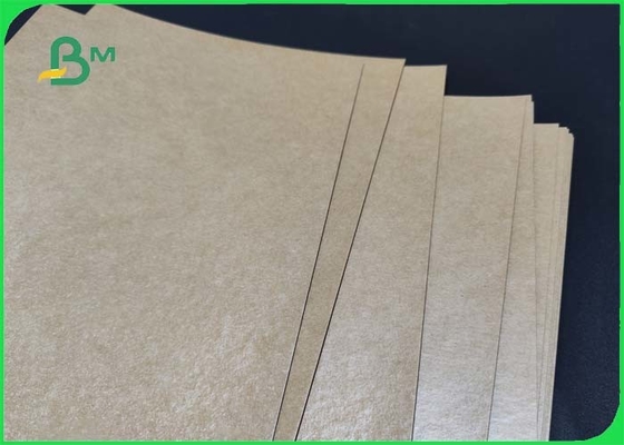270gsm + 15g PE Kaplı Kahverengi Kraft Kağıt, Gıda Tepsisi İçin 950mm Suya Dayanıklı