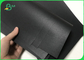 110gsm 170gsm çift taraflı Katı Siyah Craft Kağıt Ruloları Giysi etiketi için