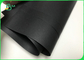 110gsm 170gsm çift taraflı Katı Siyah Craft Kağıt Ruloları Giysi etiketi için
