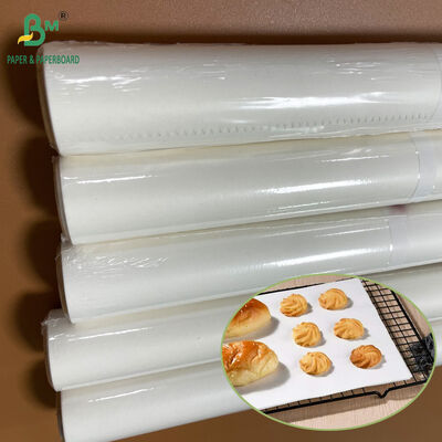 Sıcaklığa dayanıklı beyaz parşömen kağıdı 38gm 40gm