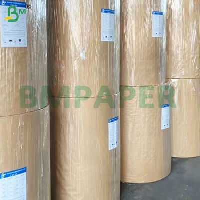 Alışveriş torbaları yapmak için 80 gram kahverengi kraft kağıdı jumbo rulları